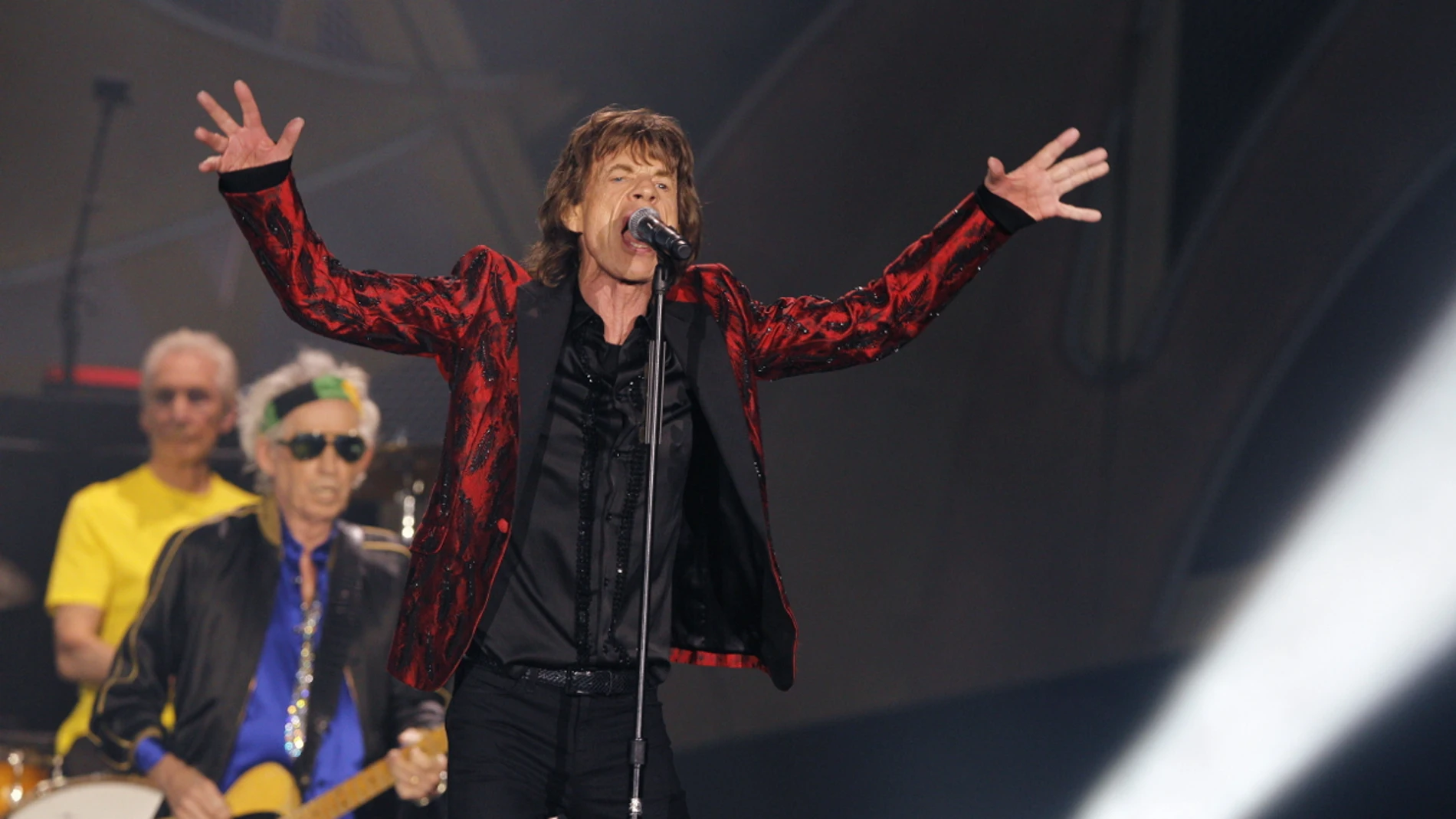 Mick Jagger hechizando al público Mick Jagger hechizando al público