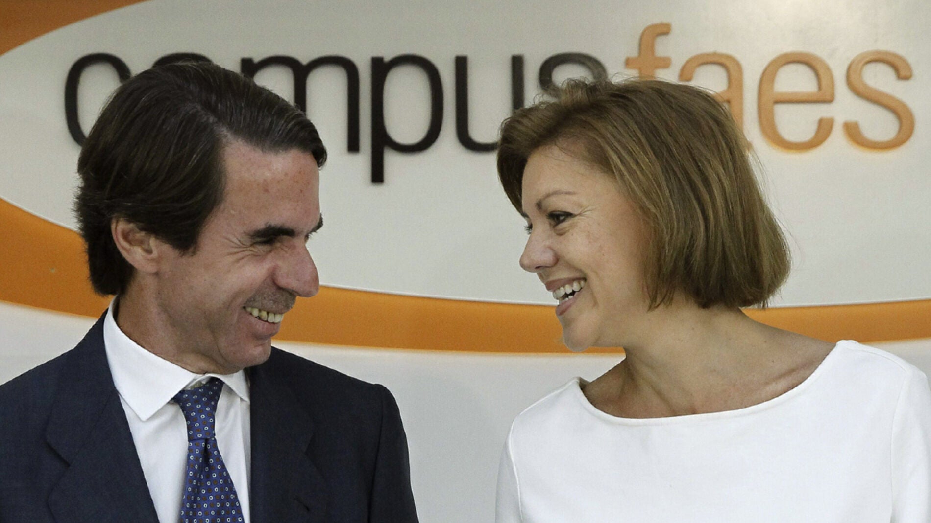 Jos&eacute; Mar&iacute;a Aznar y Mar&iacute;a Dolores de Cospedal