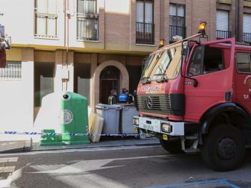 Imagen de archivo de un camión de bomberos de Valladolid