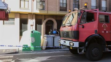 Imagen de archivo de un camión de bomberos de Valladolid