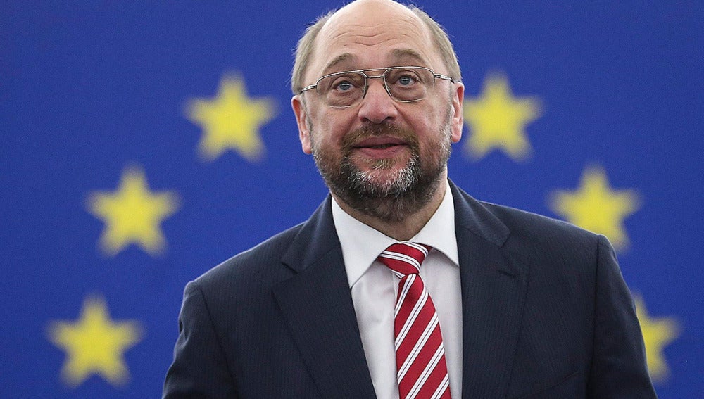 El recién reelegido presidente del Parlamento Europeo, Martin Schulz