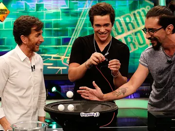 Pablo Motos, Austin Mahone y Marron en El Hormiguero 3.0 Pablo Motos, Austin Mahone y Marron en El Hormiguero 3.0