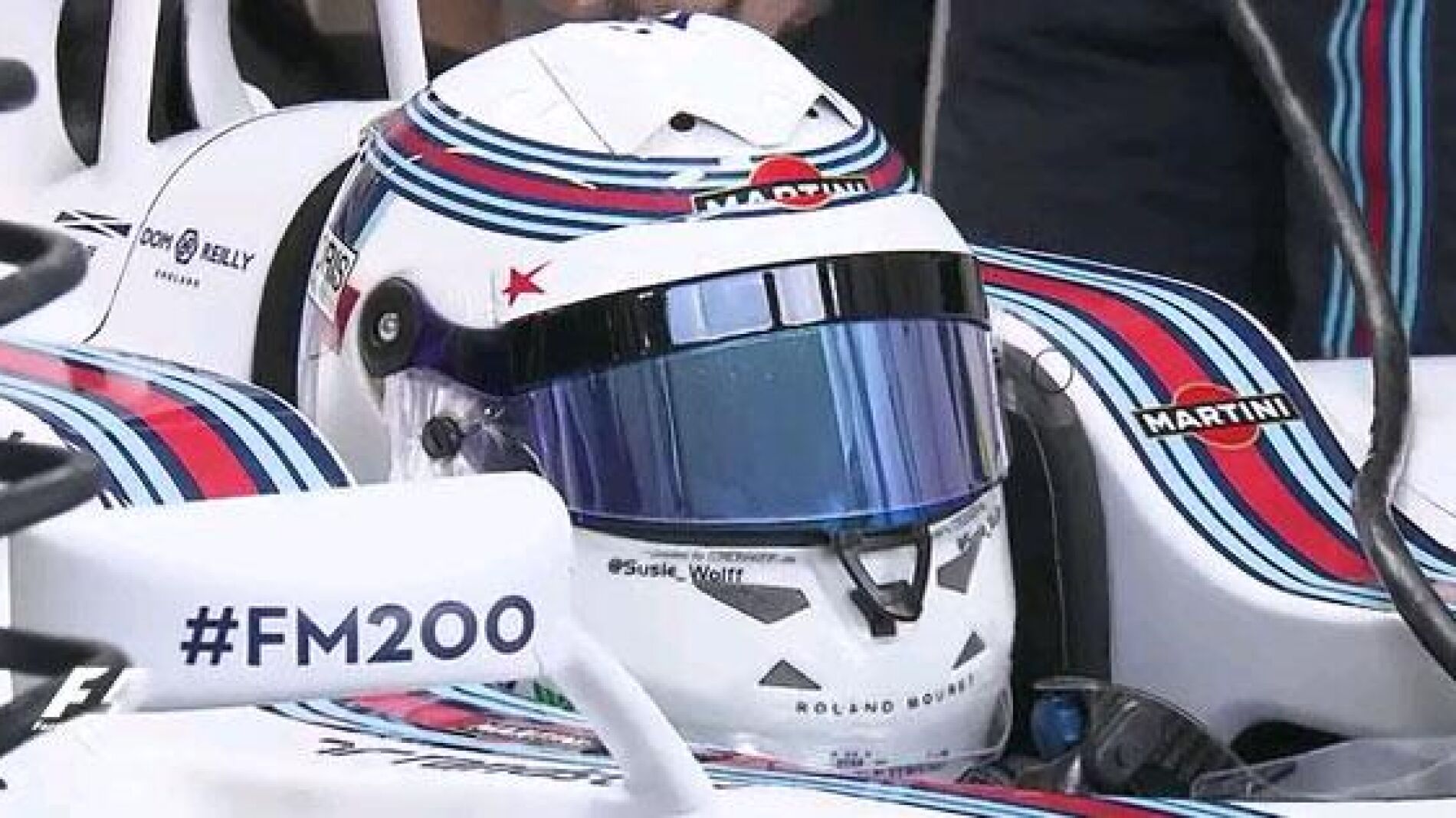 Susie Wolff con la estrella de Mar&iacute;a de Villota