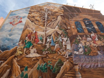Mural en la parroquia Mural en la parroquia