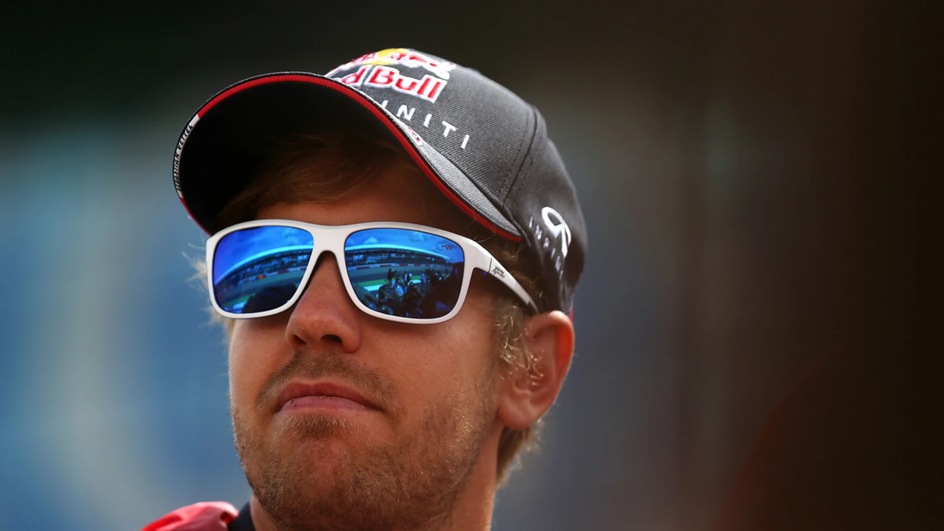 Vettel, con sus gafas de sol