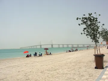 Instantánea de la playa de Al Bateen, en Abu Dhabi Instantánea de la playa de Al Bateen, en Abu Dhabi