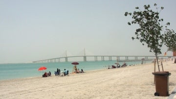 Instantánea de la playa de Al Bateen, en Abu Dhabi