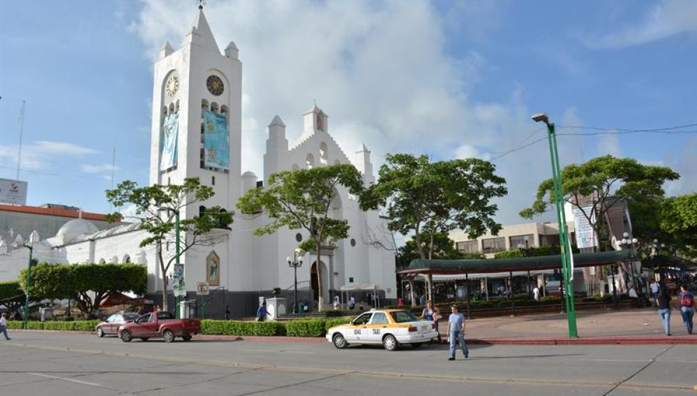 Plaza principal de Tuxtla Gutiérrez, estado de Chiapas (México)