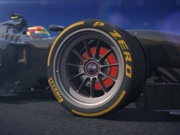 Louts Renaul prueba los nuevos neumáticos de 18 pulgadas de Pirelli