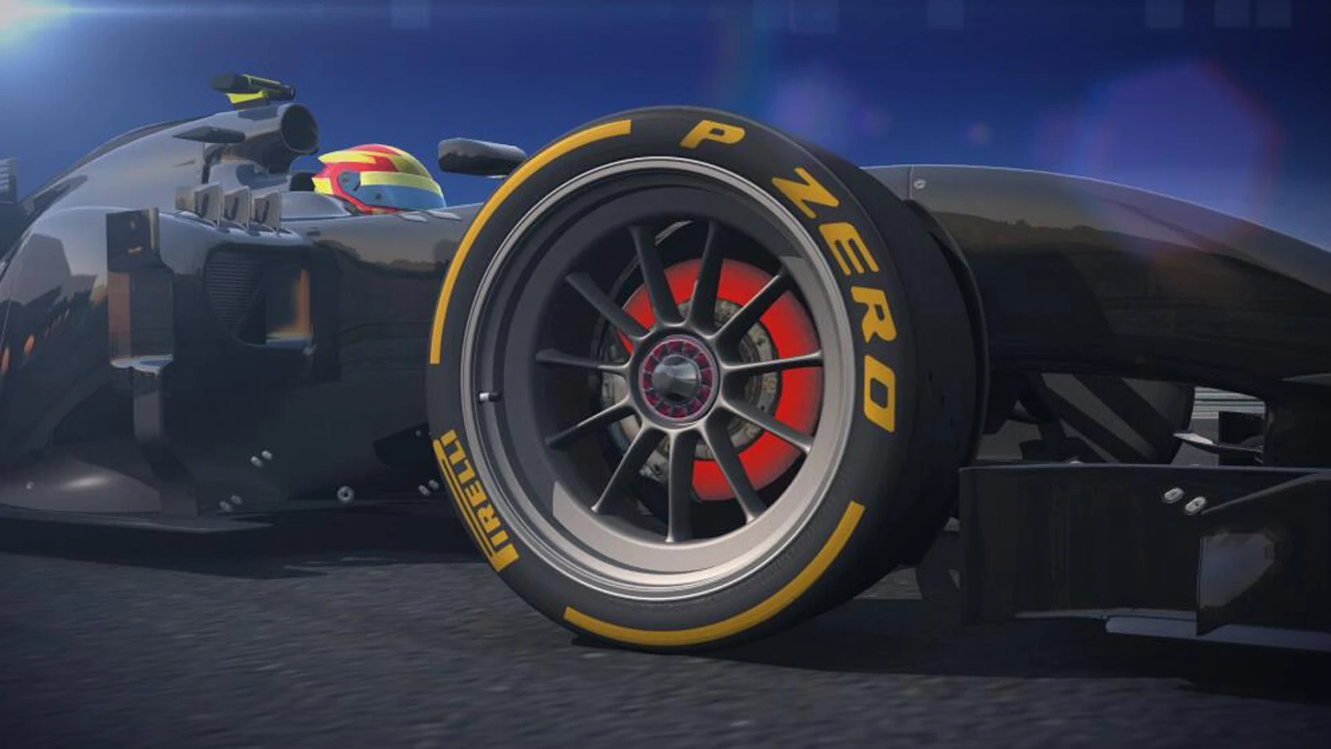 Louts Renaul prueba los nuevos neumáticos de 18 pulgadas de Pirelli
