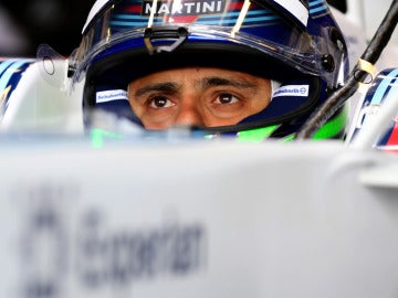 Felipe Massa, en la primera jornada de test en Silverstone