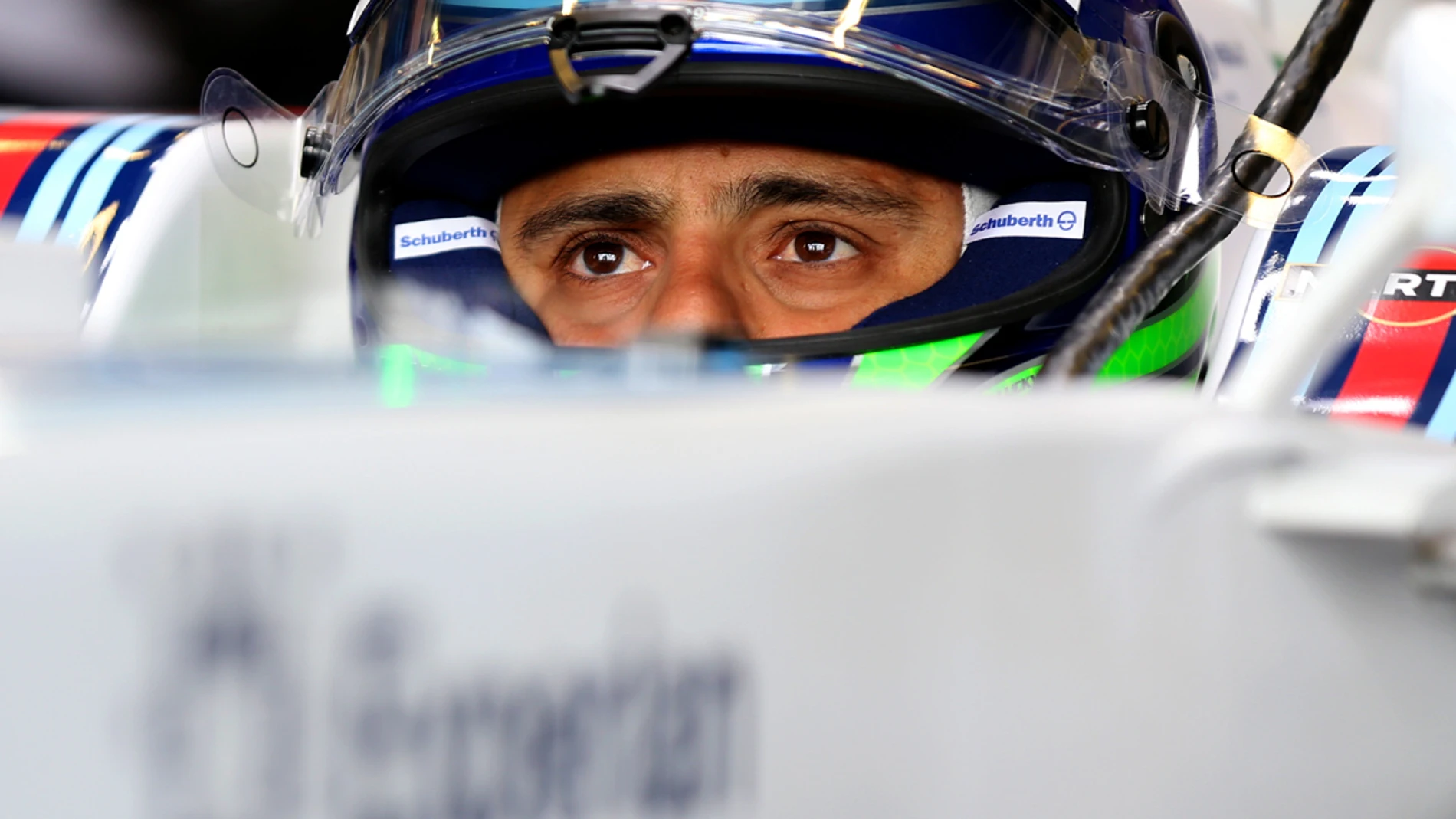 Felipe Massa, en la primera jornada de test en Silverstone