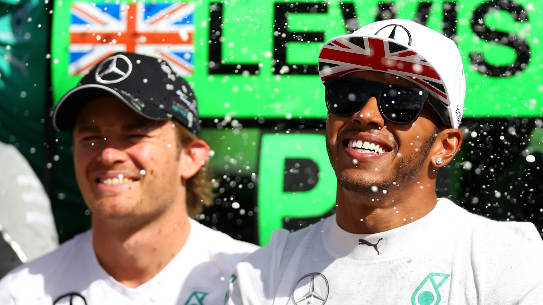 Nico Rosberg y Lewis Hamilton