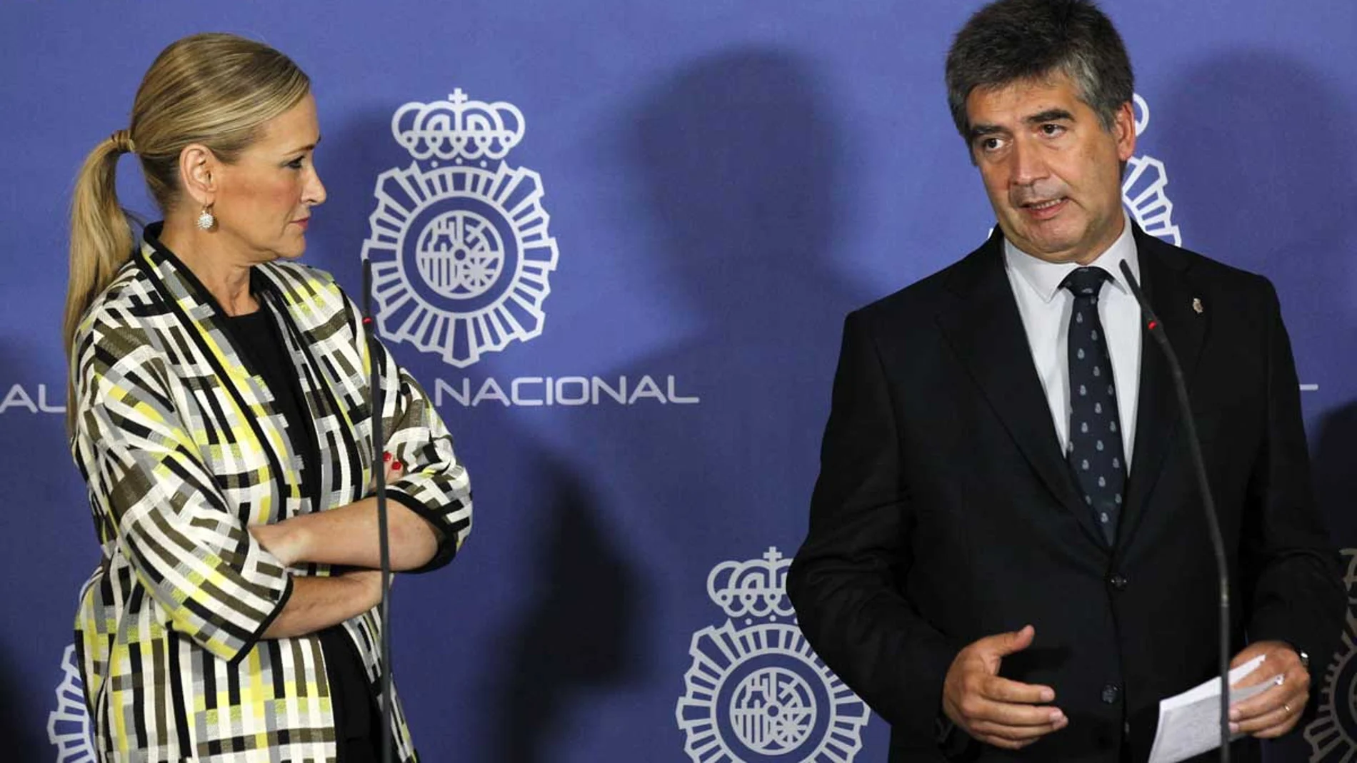 Cristina Cifuentes e Ignacio Cosidó Cristina Cifuentes e Ignacio Cosidó
