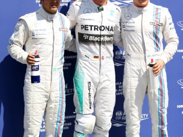 Massa, Rosberg y Bottas, los más rápidos del sábado