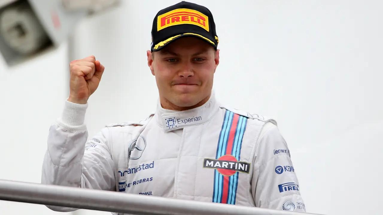 Bottas, en el podio alemán