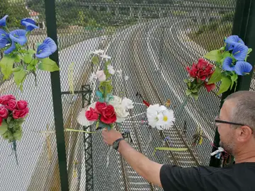 Homenaje a las víctimas del tren Alvia Homenaje a las víctimas del tren Alvia