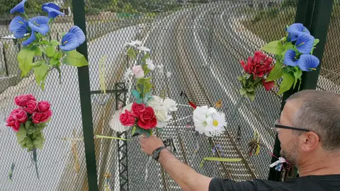 Homenaje a las víctimas del tren Alvia Homenaje a las víctimas del tren Alvia