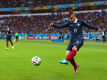 Griezmann, con la selección de Francia Griezmann, con la selección de Francia