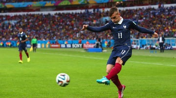 Griezmann, con la selección de Francia