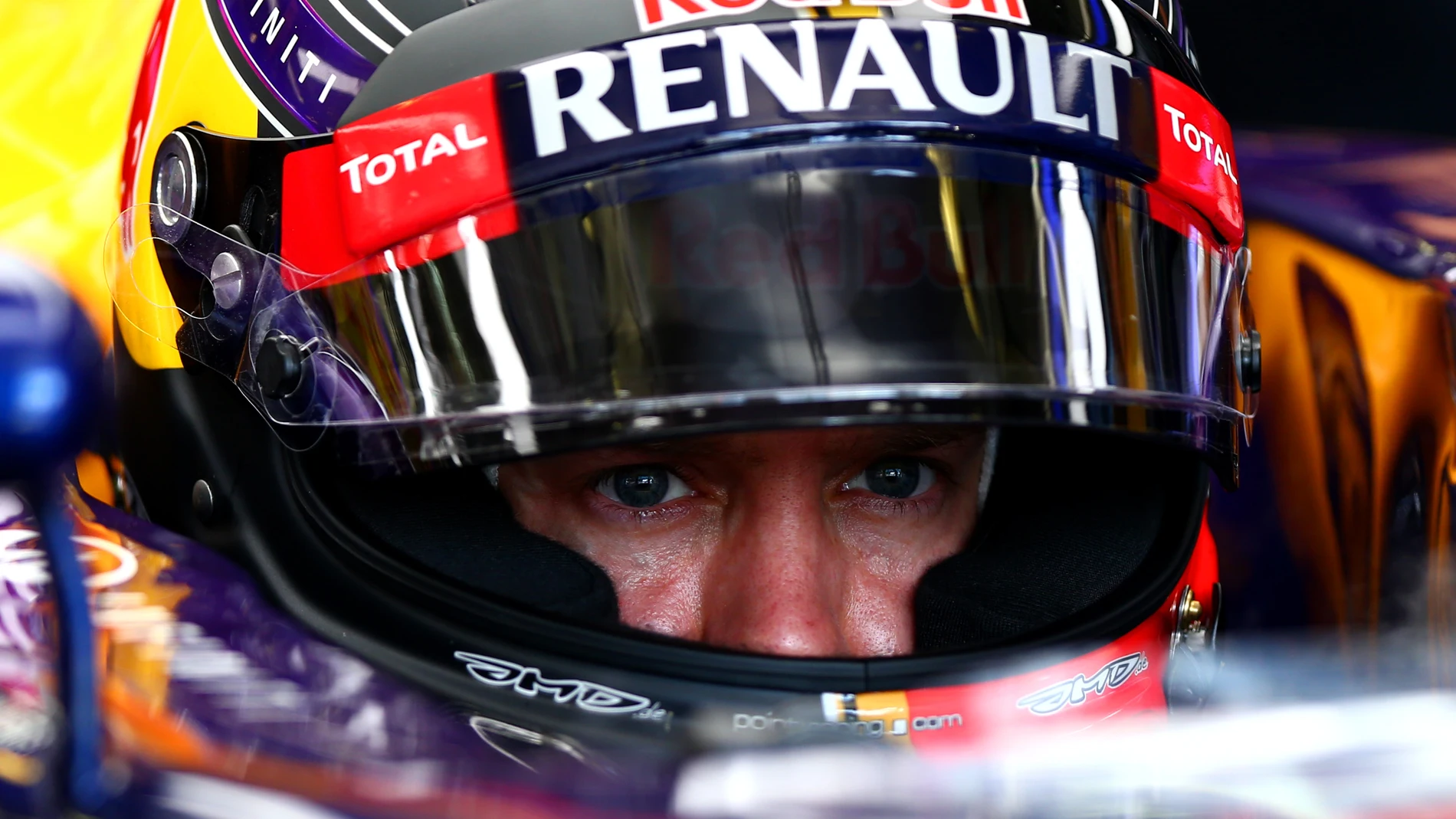 Sebastian Vettel en la clasificación de Hungría