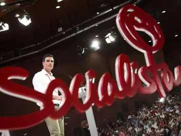 Pedro Sánchez en el Congreso del PSOE Pedro Sánchez en el Congreso del PSOE