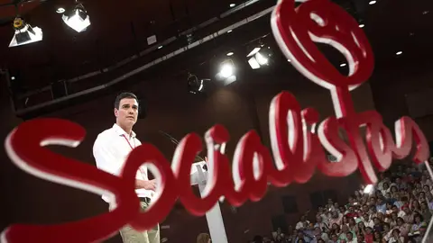 Pedro Sánchez en el Congreso del PSOE Pedro Sánchez en el Congreso del PSOE