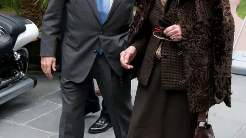 Jordi Pujol con su mujer Jordi Pujol con su mujer