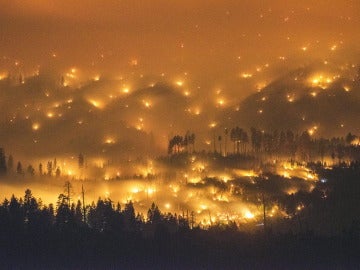 Los incendios en Yosemite, Estados Unidos Los incendios en Yosemite, Estados Unidos