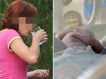 Jolanta Czarnecka y su hija Jolanta Czarnecka y su hija