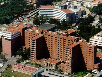 El hospital Vall d'Hebron de Barcelona El hospital Vall d'Hebron de Barcelona