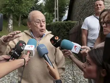 Jordi Pujol en su retiro en Queralbs Jordi Pujol en su retiro en Queralbs