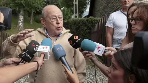 Jordi Pujol en su retiro en Queralbs Jordi Pujol en su retiro en Queralbs