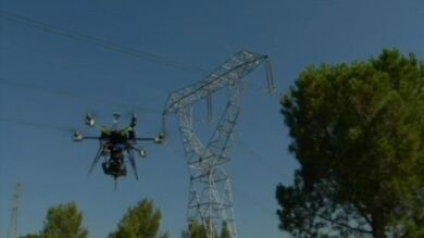 Los drones, nuevos aliados en el mantenimiento de la red eléctrica