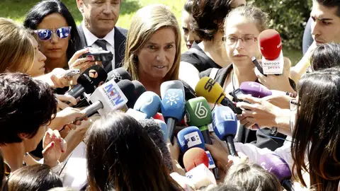 Ana Mato declara en el funeral de Miguel Pajares Ana Mato declara en el funeral de Miguel Pajares