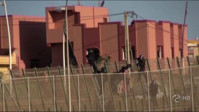 Un grupo de inmigrantes protagoniza un nuevo intento de entrada a Melilla