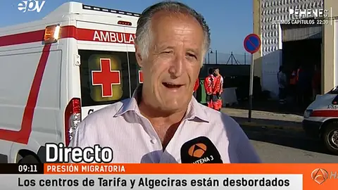 El alcalde de Tarifa, Juan Andrés Gil El alcalde de Tarifa, Juan Andrés Gil