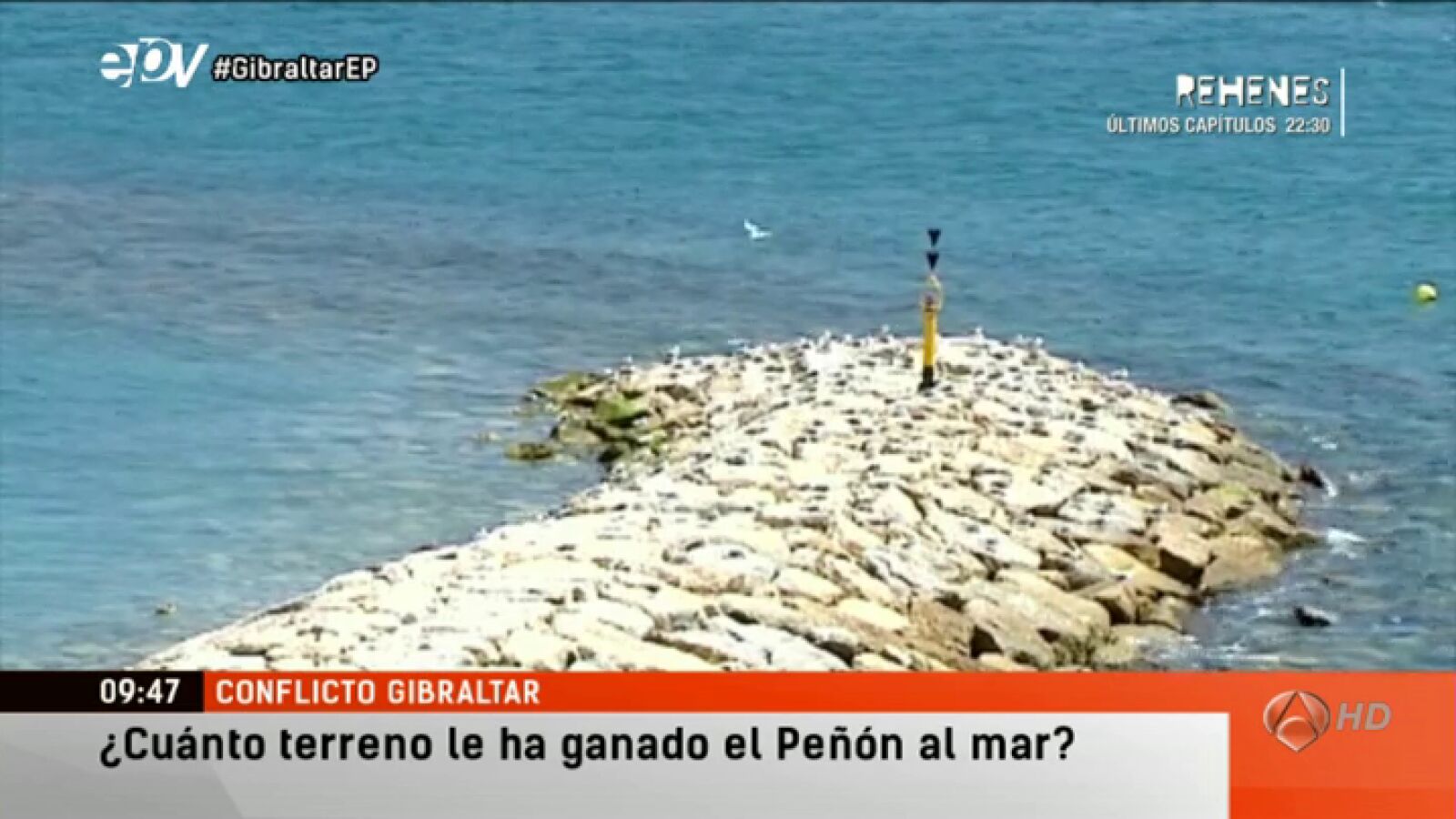 Denuncian que Gibraltar gana ilegalmente terreno al mar