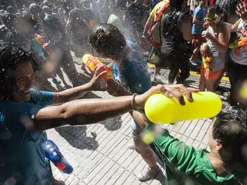 Imagen de la Fiesta del Agua de Pontevedra Imagen de la Fiesta del Agua de Pontevedra