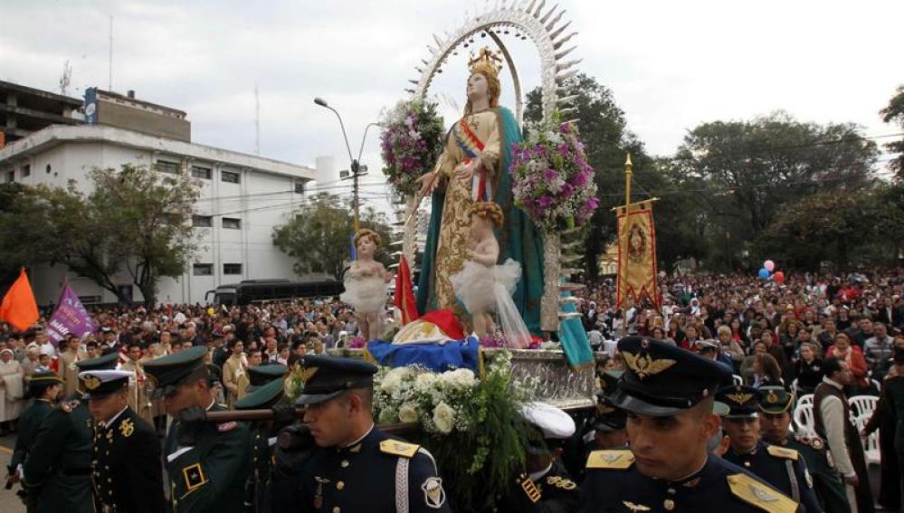 Virgen de la Asunción, en Paraguay