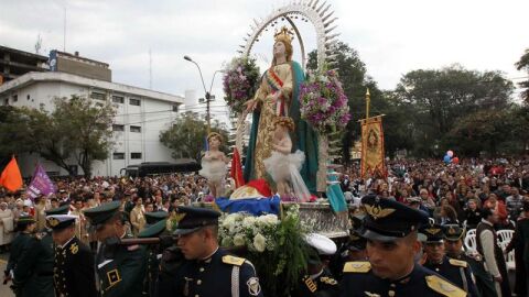Virgen de la Asunci&oacute;n, en Paraguay