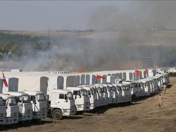 Convoy humanitario ruso en Ucrania Convoy humanitario ruso en Ucrania
