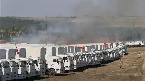Convoy humanitario ruso en Ucrania Convoy humanitario ruso en Ucrania