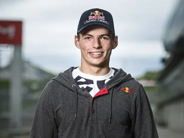 El joven piloto Max Verstappen El joven piloto Max Verstappen