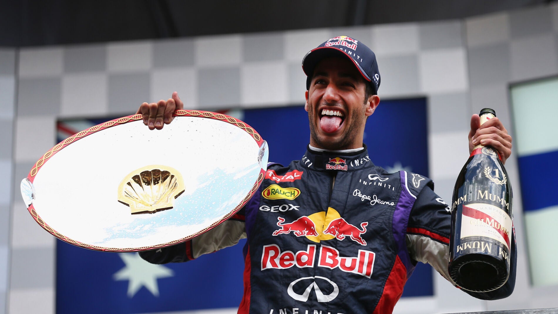 Ricciardo, euf&oacute;rico