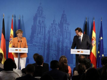 Rajoy y Merkel