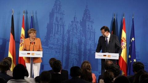 Rajoy y Merkel