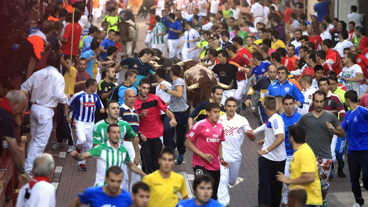 Segundo encierro de las fiestas de 'Sanse' 2014
