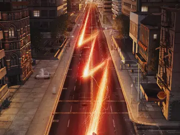 Barry Allen corre a la velocidad de un rayo en el nuevo cartel de 'The Flash' Barry Allen corre a la velocidad de un rayo en el nuevo cartel de 'The Flash'