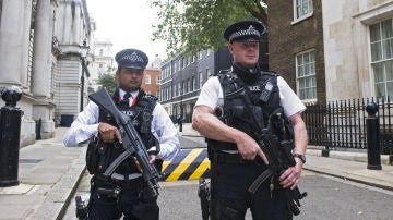 Dos policías de Londres